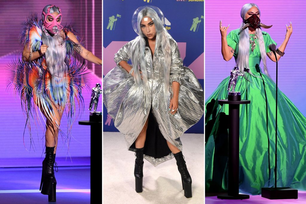 Gli abiti indossati da Lady Gaga ai VMA