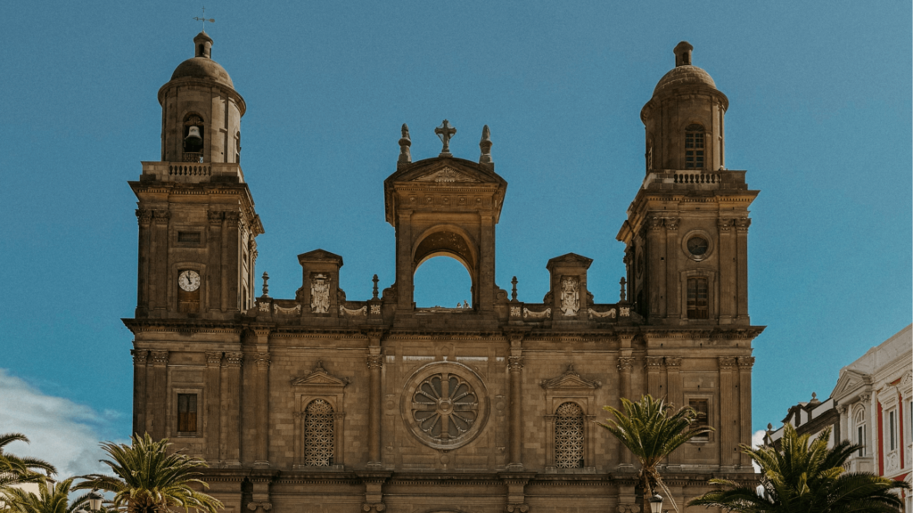 Facciata della Catedral de Santa Ana a Las Palmas de Gran Canaria