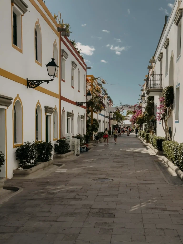 Scorcio strada a Puerto de Mogan