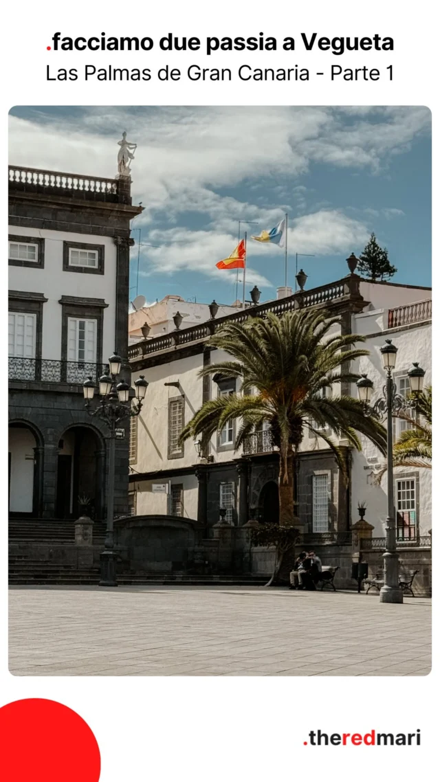 Il cuore antico di Las Palmas 😍

Passeggiare per Vegueta è come entrare in un libro di storia a cielo aperto.
Tra vicoli di pietra e balconi in legno scolpito, questo quartiere custodisce le radici di Las Palmas: dalla maestosa Cattedrale di Santa Ana, al museo Canario, fino alle piazze che hanno visto passare secoli di vita e di storie.

😏 Seguimi per la parte 2, dove ti porterò a scoprire altri luoghi imperdibili di questo quartiere unico! La passeggiata non finisce qui!

#visitgrancanaria #laspalmas #laspalmasdegrancanaria
#isolecanarie #grancanaria #islascanarias #canarie #traveltips